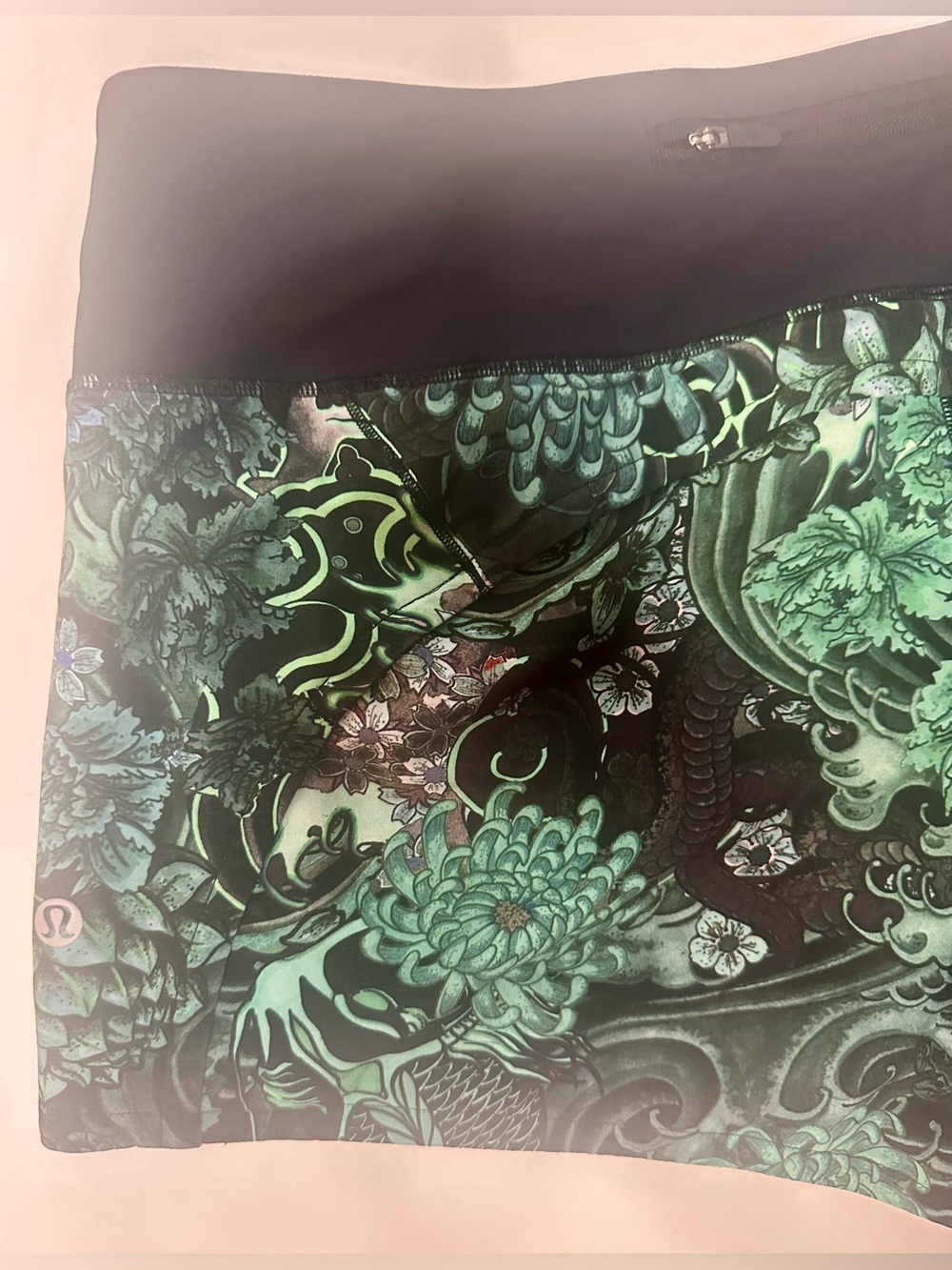 🦄 RARE Lululemon Floral Racerback Bra & Speed Up Shorts Set Sz 12/10 Collectors - Picture 10 of 14